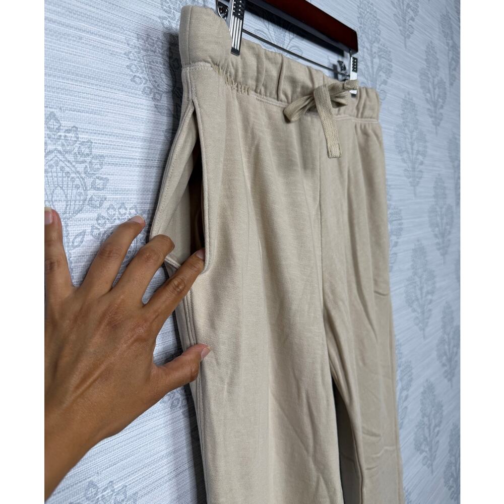 Sundance Beige Lounge Set W/ Long Sleeve Top and Drawstring / Size-XS - Picture 12 of 15